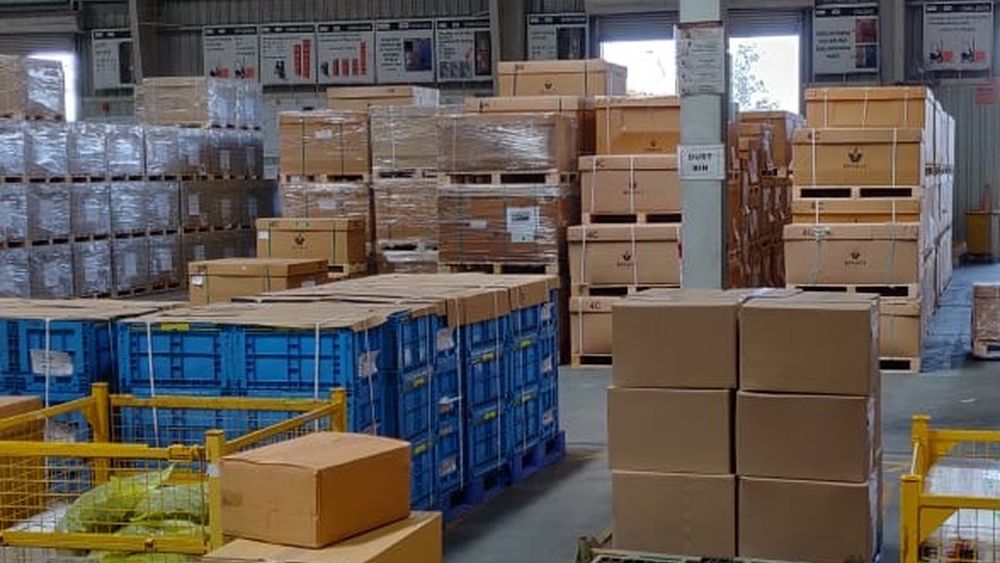 Inside MGH Logistics' Talegaon warehouse near Pune